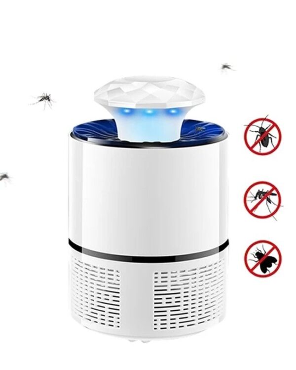 Mosquito Trap with Killer Lamp | Eco Friendly Chemical Free USB Connected UV LED Light Fly Bug Di-Speller with Suction Fan Repellent Lamp (Random color) - Image 2