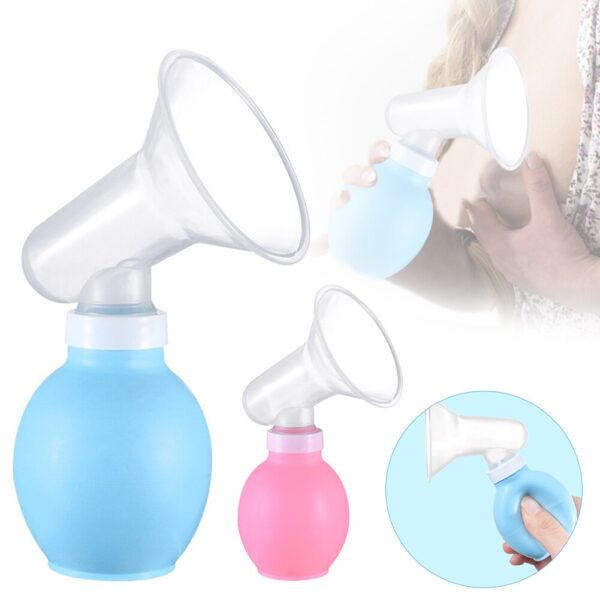 Silicone Manual Breast Feeding Pump | Baby Feeding Tool Breast Milk Pump | Breast Pump Strong Suction Manual Protable Baby Feeding Tool - Image 4