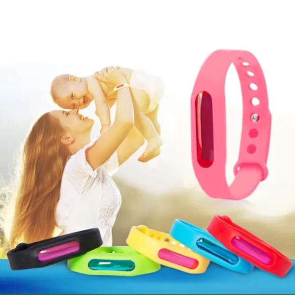 Mosquito killer band | Mosquito Repellent Bracelet | Plant Essential Oil Silicone | Anti-Mosquito Wristband Bugs Away, Suitable for Children and Adults (Random Color) - Image 5