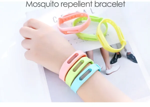 Mosquito killer band | Mosquito Repellent Bracelet | Plant Essential Oil Silicone | Anti-Mosquito Wristband Bugs Away, Suitable for Children and Adults (Random Color) - Image 10