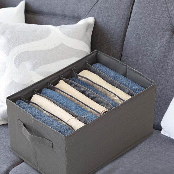 Cart board jeans organic 6 grids foldable organize 85 GSM (random colors) - Image 2