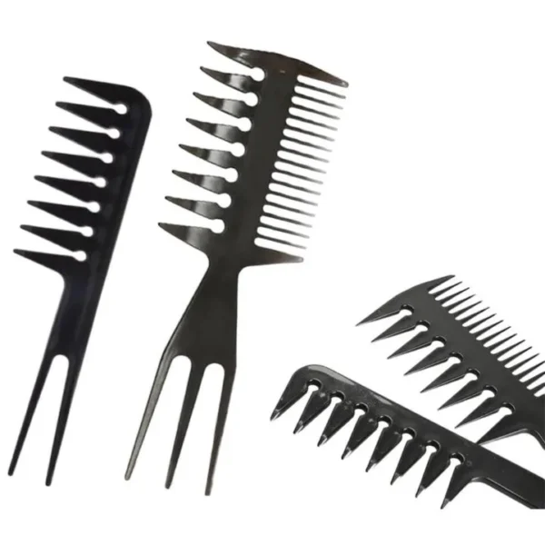 Hair Comb Set Professional Saloon – Pack of 10 Tail Comb Kit Hair Cutting Comb Set - Image 6