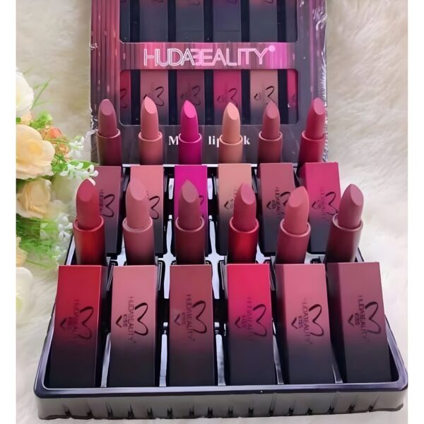 Huda bullet matte lipstick  Pack off 12 - Image 5
