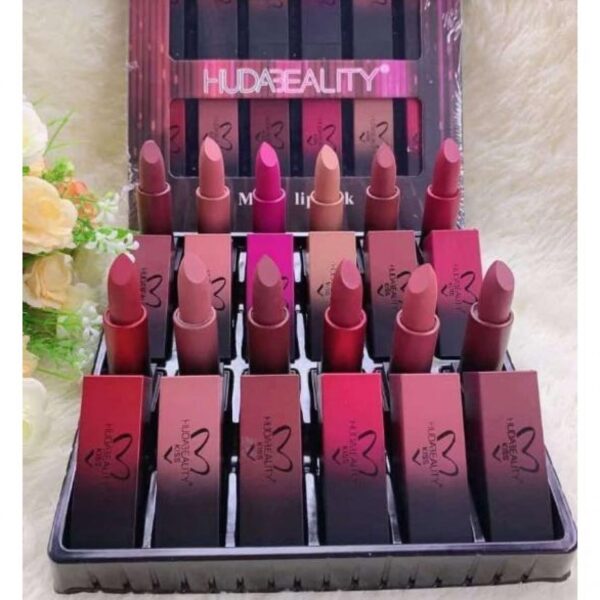 Huda bullet matte lipstick  Pack off 12 - Image 6