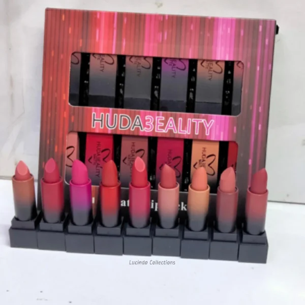 Huda bullet matte lipstick  Pack off 12 - Image 4