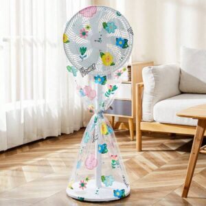 Electric Fan Dust Cover | Fan Dust Guard flower Print (Random Design)