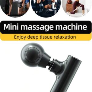 Mini Massage Gun, Portable Pocket Massager, Electric Handheld Massage For Deep Tissue Muscle (random color)