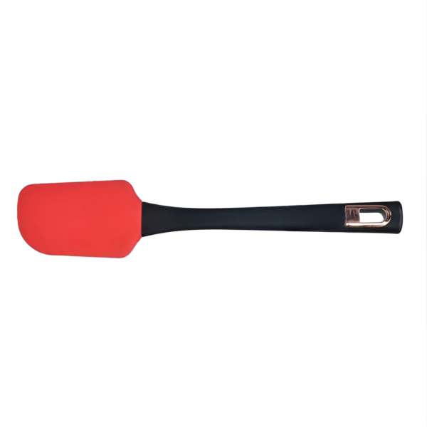 Silicone Spatula Long Black Handle Spatula Spoon Scraper Heat Resistant (Random color) - Image 5