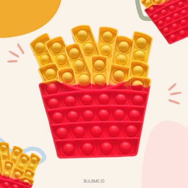French Fries Pop it Sensory Fidget Toy - Image 5