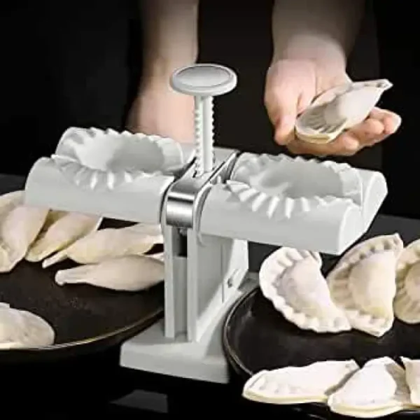 Double head design automatic dumpling machine mold,  dumplings quickly and easily (random color) - Image 10