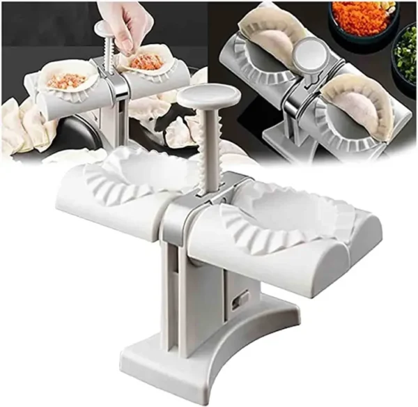 Double head design automatic dumpling machine mold,  dumplings quickly and easily (random color) - Image 11