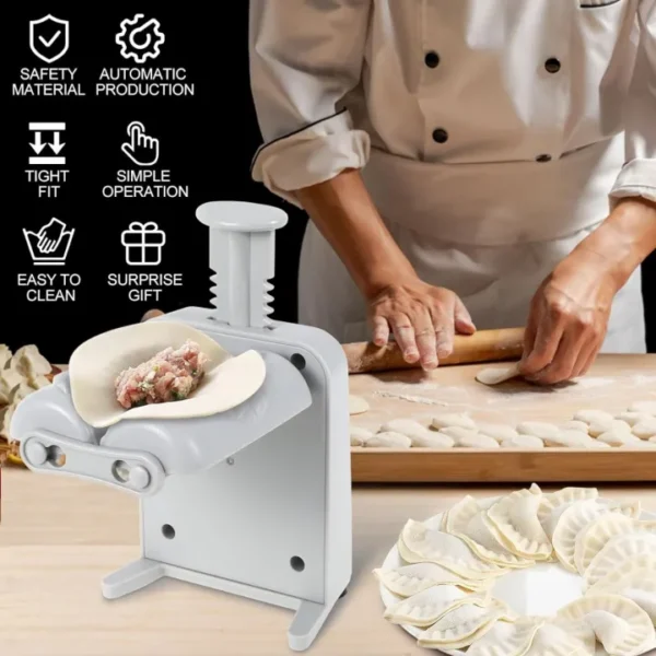 Portable Hand Press Efficient Dumpling Maker | Manual Dumpling Won Ton Mold - Image 4