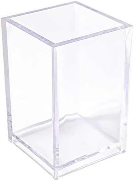 Desktop Transparent Pen Container with Square - Image 5