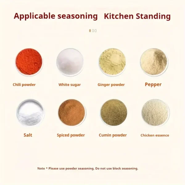 Sealed Seasoning quantitative Bottle salt pepper condiment Dispenser Glass Spice Jar | Salt Control Bottle Press - 180ml (random color) - Image 6