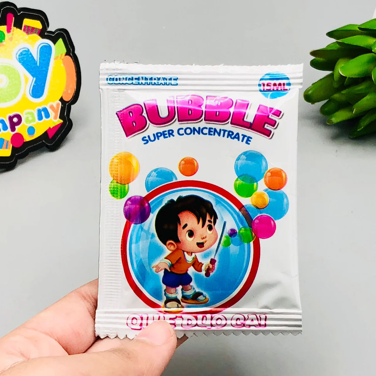 Pack of 5 - CONCENTRATE BUBBLE GUN LIQUID SACHET - 15 ML - Image 2