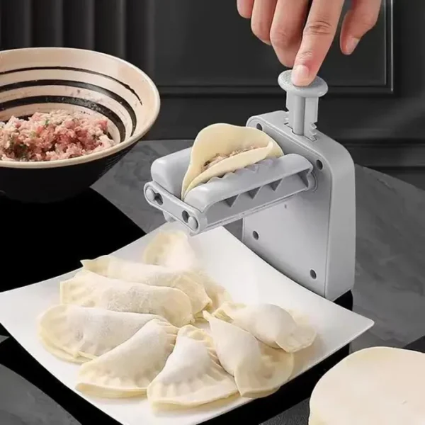 Portable Hand Press Efficient Dumpling Maker | Manual Dumpling Won Ton Mold - Image 5