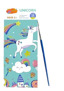 Watercolour Painting Notepad for Kids | Water Painting Book with Water Colour with Painting Brush (Random book) - Image 6