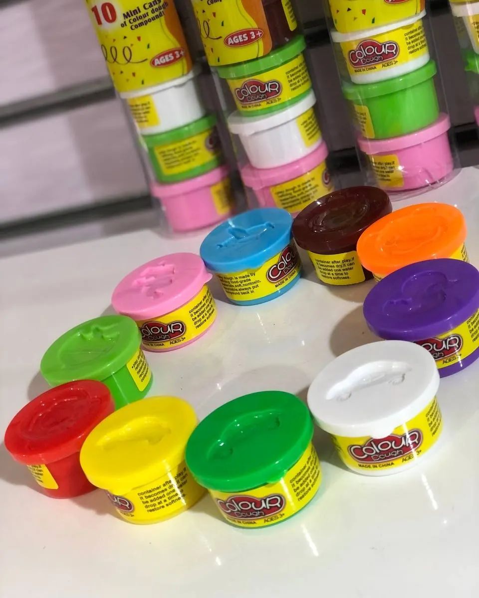 (pack of 10 ) Color Dough Multicolor Modelling Clay Kit for kids - Image 7