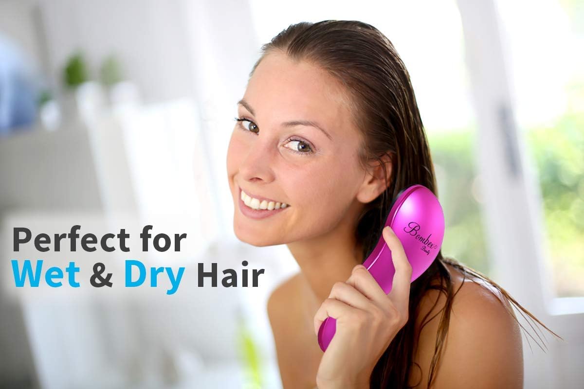 1 Piece Detangling Hair Brush Professional No Pain Detangler for Women | Best Quality Hair Brush Without box(Random Color) - Image 7