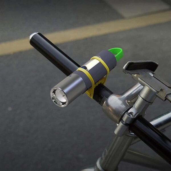 Zoomable Led Rechargeable Flashlight Outdoor Torch Light With Lamp Shade - Image 6