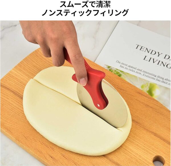 Pizza Cutter, Pizza r Big Size  Cooker Stainless Steel, Commercial Use, Kitchen Helper(random color) - Image 4