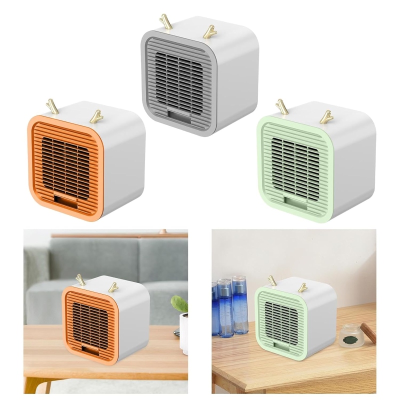 Portable Desktop Air Conditioning Fan | Three Gears Adjustable Strong Cold Air Fast Cooling USB Fan for Indoor Rechargeable (Random Colour) - Image 8
