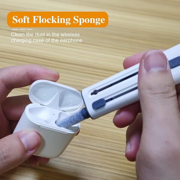4 in 1 Multi function Cleaning Pen for Keyboard, Mobile Phone, Camera, Earbuds, Earphones (Random color) - Image 8