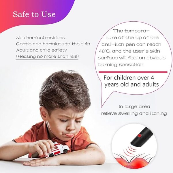 Mosquito Bite Helper - Insect Bite Relief, Useful for Summer, Helps Children, Insect Bites, Adults, Irritation, Itching, Neutralizer, Relieve Stings (cell operated) - Image 6