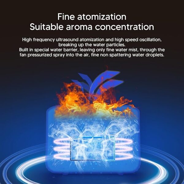 Flame Design Humidifier Essential Oil Diffuser for Bedroom Living Room Office - Image 9