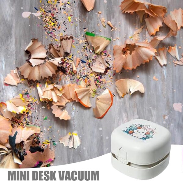 Mini table desktop vacuum cleaner (random color) - Image 4