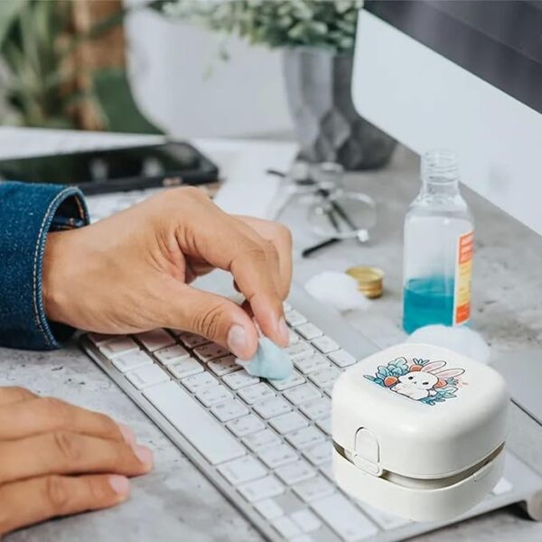 Mini table desktop vacuum cleaner (random color) - Image 5