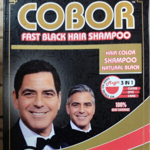 1 Piece Cobor Hair Color Natural Black Shampoo | Hair Color Shampoo For Men & Women | Best Quality Shampoo 25g