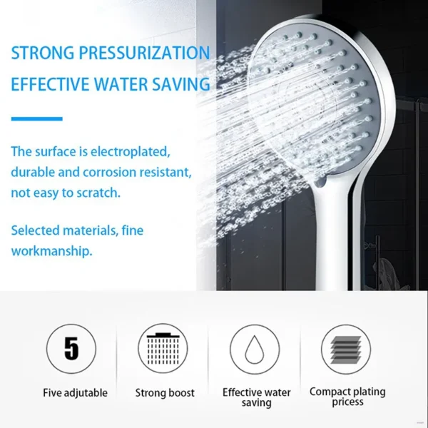 (NW000261) Stainless Steel Bathroom Shower Set  (Without Box) - Image 2
