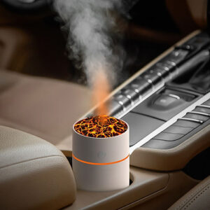 Small hydrating Moisturizing Sprayer Volcano Humidifier Colorful Atmosphere Light Humidifier (random color)