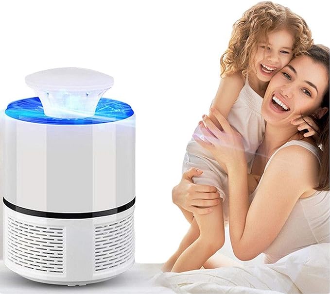 Mosquito Trap with Killer Lamp | Eco Friendly Chemical Free USB Connected UV LED Light Fly Bug Di-Speller with Suction Fan Repellent Lamp (Random color) - Image 3