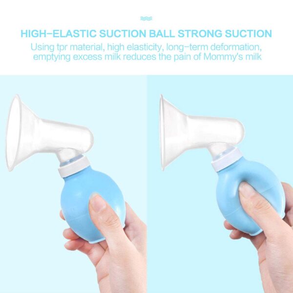Silicone Manual Breast Feeding Pump | Baby Feeding Tool Breast Milk Pump | Breast Pump Strong Suction Manual Protable Baby Feeding Tool - Image 5