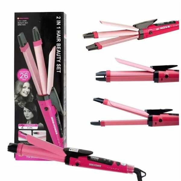 2 In 1 Nova Hair Straightener And Hair Curler Quick Heat-Up Technology - Image 5