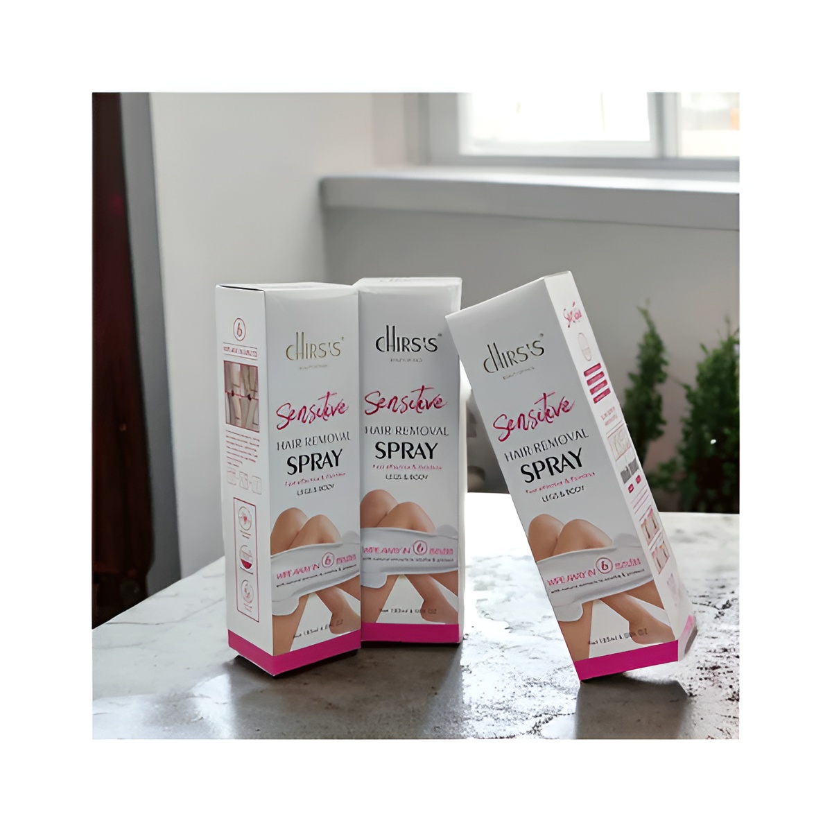 Chirs's Sensitive Hair Removal Spray | Fast Effective & Painless Chriss Hair remover For Legs & Body - Image 4