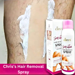Chirs's Sensitive Hair Removal Spray | Fast Effective & Painless Chriss Hair remover For Legs & Body
