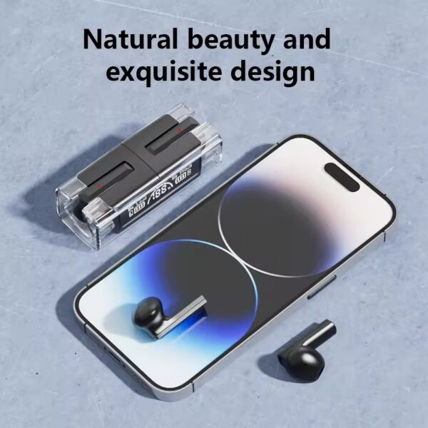 TWS BH15 music wireless Bluetooth ear buds | Transparent Wireless Bluetooth earphones, earbuds, headset for Men and women (Random color) - Image 7