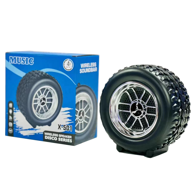 Wheel Shape Bluetooth Speaker | Wireless, Portable, AudioMusic, USB Rechargeable, for Outdoor Events (Random Color) - Image 7