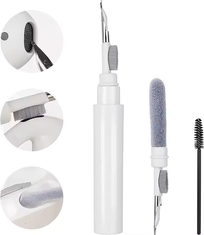 3 in 1 Cleaning Pen Tool Brush Kit For Mobile, Earphone, Earbuds & Airpods  (random color) - Image 10