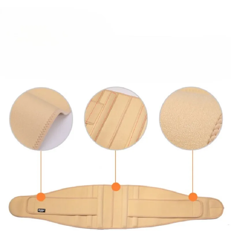 Waist Support Waist Trimmer Weight Loss Slimming Belt | Fitness Belt Back Waist Support Sweat Belt Waist Trainer | Double Support | Free Size Adjustable | Gym Equipment ( Random Color ) - Image 5