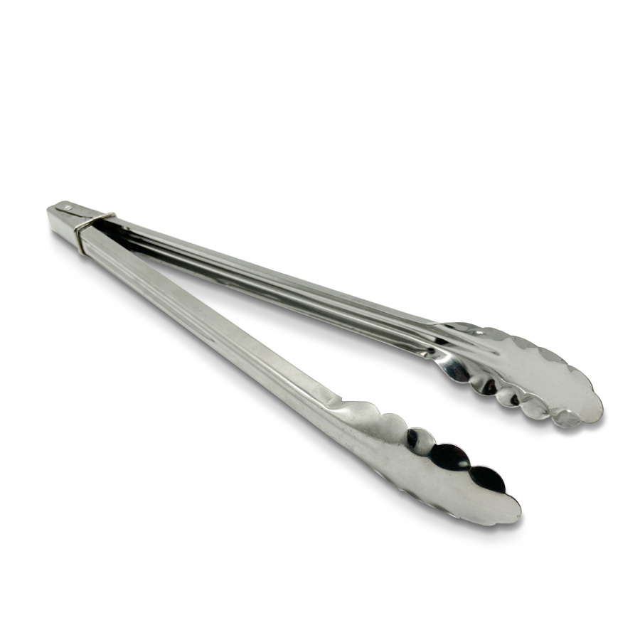 stainless steel BBQ tongs (chimta) | Kitchen Food Stainless Steel Tongs Tool Heat Bread Salad BBQ Baking Serving Utensil Bead Clip Clamp Meat BBQ Tools Buffet - Image 2