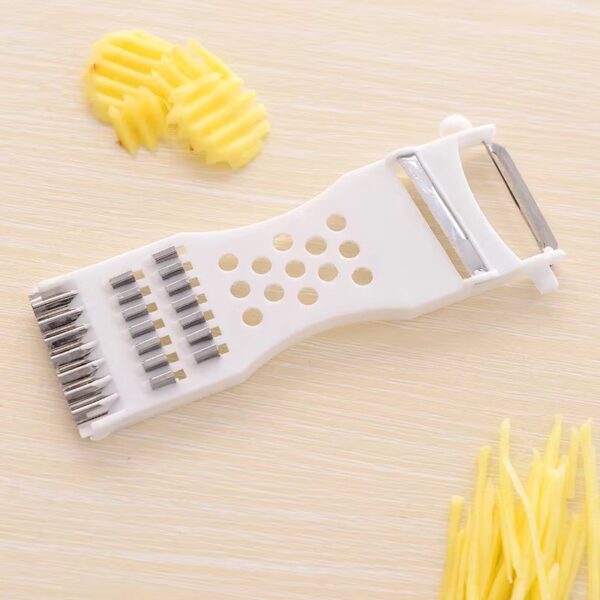 Multifunctional fruit Vegetables Peeler Grater Shredder Cutter - Pack of 3 (Random color) - Image 8