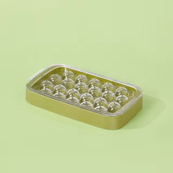 Ice Cube Ball Making Trays Silicon Ice Hockey Mold Makers for Cool Drinks Kitchen (Random color) (Only Tray) - Image 3