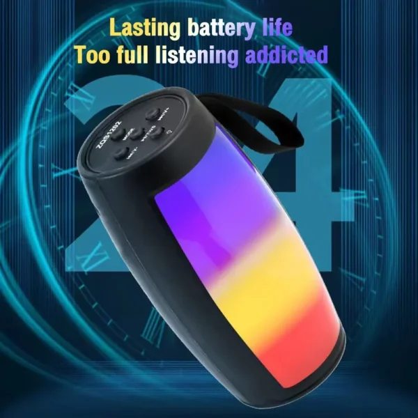 1202 Wireless Bluetooth Speakers Home Outdoor Portable Small Speaker Subwoofer Car Audio Bass MP3 Player Sound System LED Lights - Image 12