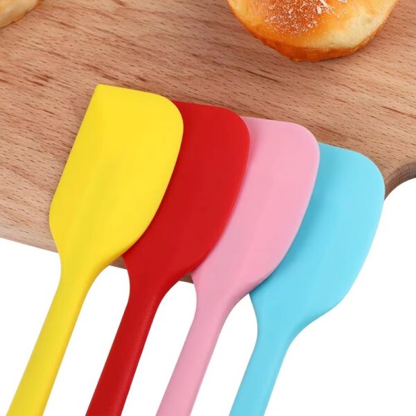 Silicone Spatula Heat Resistant Non-stick Flexible Rubber Kitchen Utensil (Random color) - Image 5