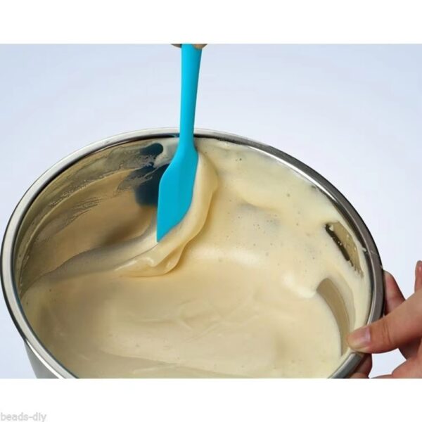 Silicone Spatula Heat Resistant Non-stick Flexible Rubber Kitchen Utensil (Random color) - Image 4