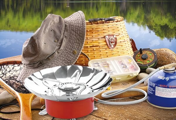Outdoor Round Windproof camping stove | Mini Gas Stove For Camping And Cooking - Image 5